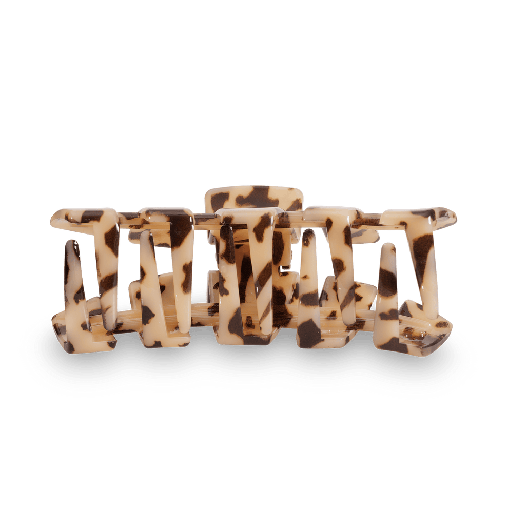 Classic Blonde Tortoise Large Hair Clip - Large Hair Clip - TELETIES
