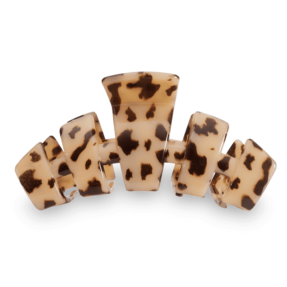 Classic Blonde Tortoise Large Hair Clip - Large Hair Clip - TELETIES
