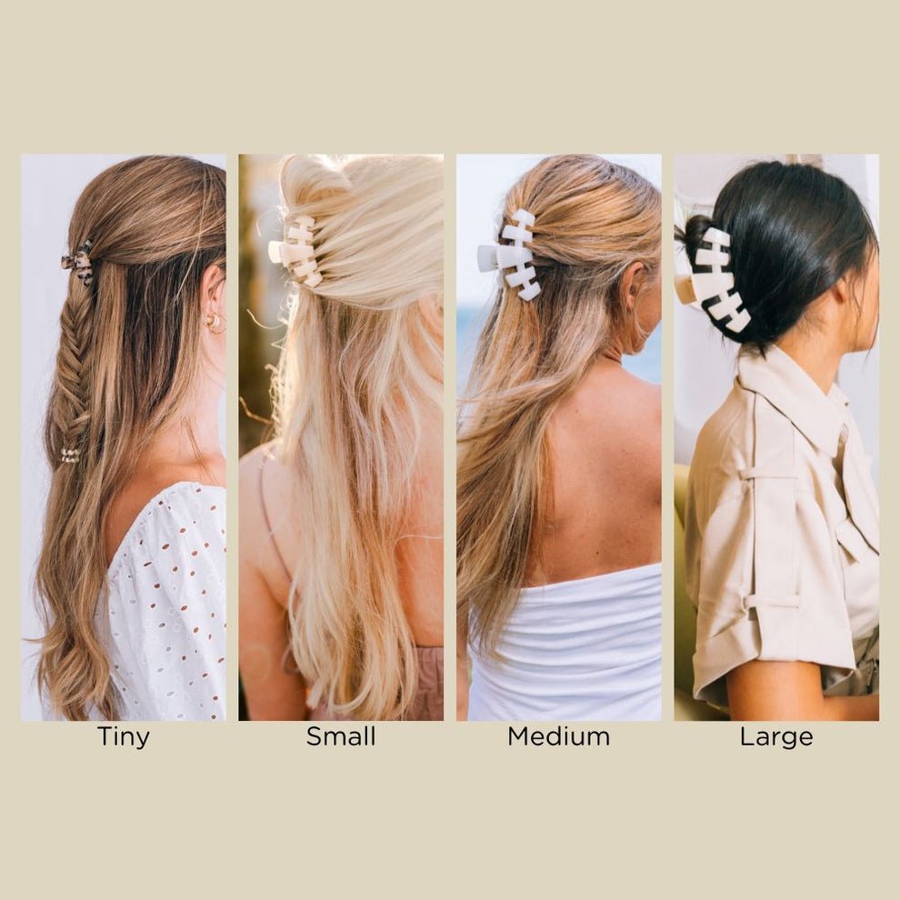 Classic Blonde Tortoise Medium Claw Hair Clip - Hair Clips - TELETIES
