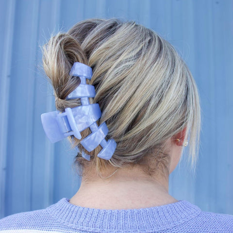 Classic Blue Lagoon Large Claw Clip