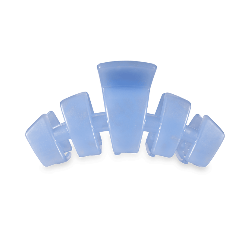 TELETIES - Classic Blue Lagoon Medium Hair Clip in Blue - Medium - Image 1
