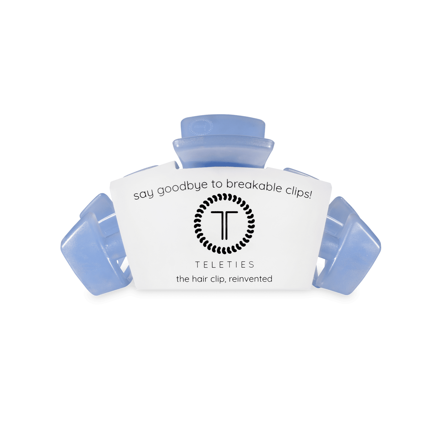 TELETIES - Classic Blue Lagoon Small Hair Clip in Blue - Small