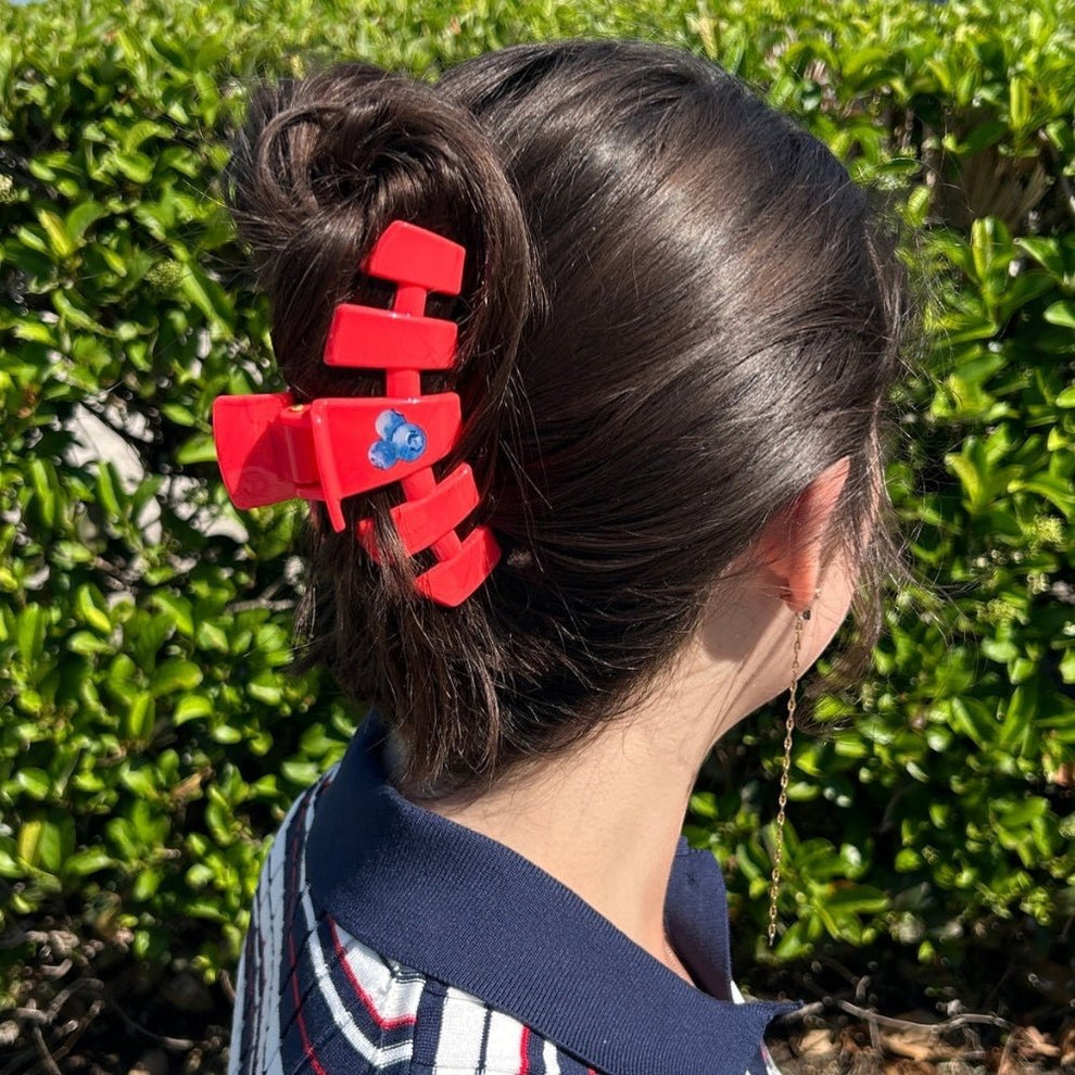 Classic Blueberry Farms Large Claw Clip - Hair Clips - TELETIES
