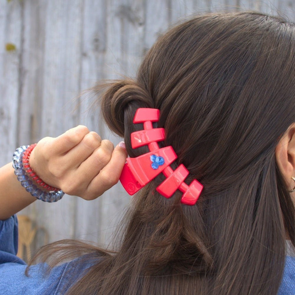 Classic Blueberry Farms Medium Claw Clip - Hair Clips - TELETIES
