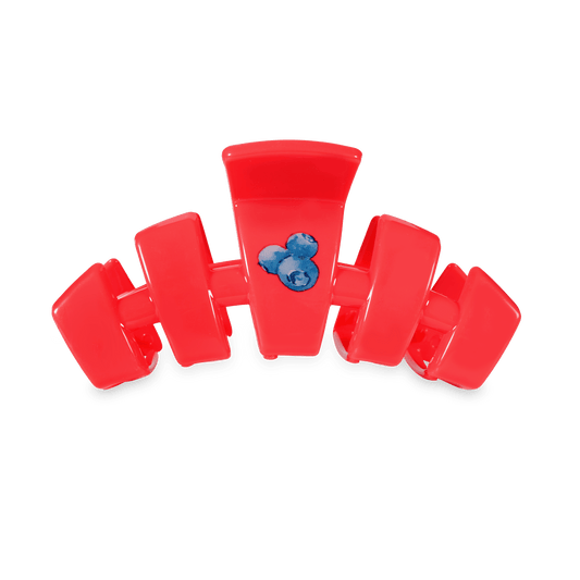 Classic Blueberry Farms Medium Claw Clip in Red - Medium