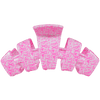 Classic Breast Cancer Awareness Large Claw Clip - Hair Clips - TELETIES
