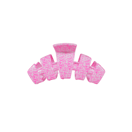 Classic Breast Cancer Awareness Small Claw Clip
                in Pink - Small
              
