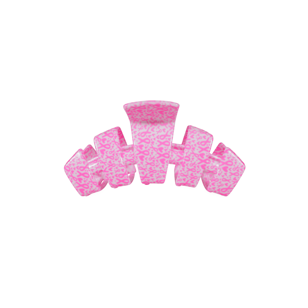 Classic Breast Cancer Awareness Small Claw Clip - Hair Clips - TELETIES
