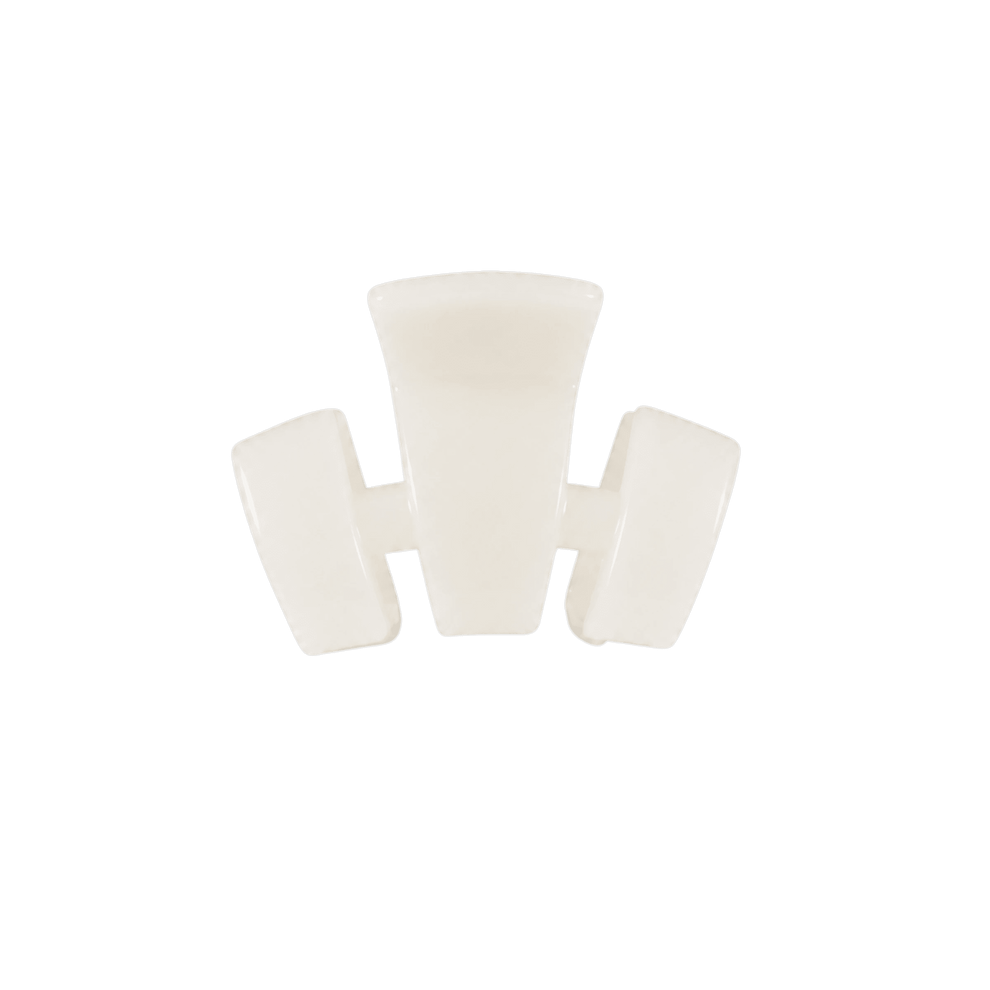 Classic Coconut White Petite Claw Clip - Hair Clips - TELETIES
