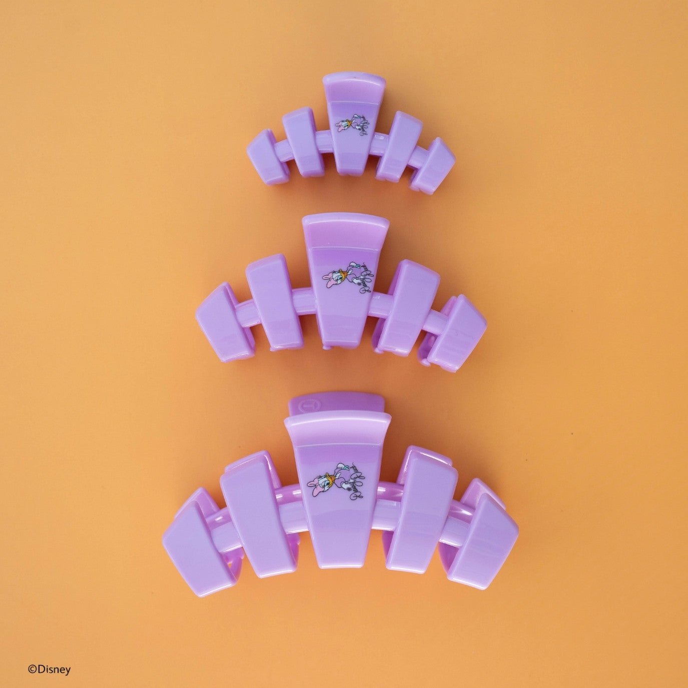 TELETIES - Classic Daisy Duck Medium Hair Clip in Purple - Medium