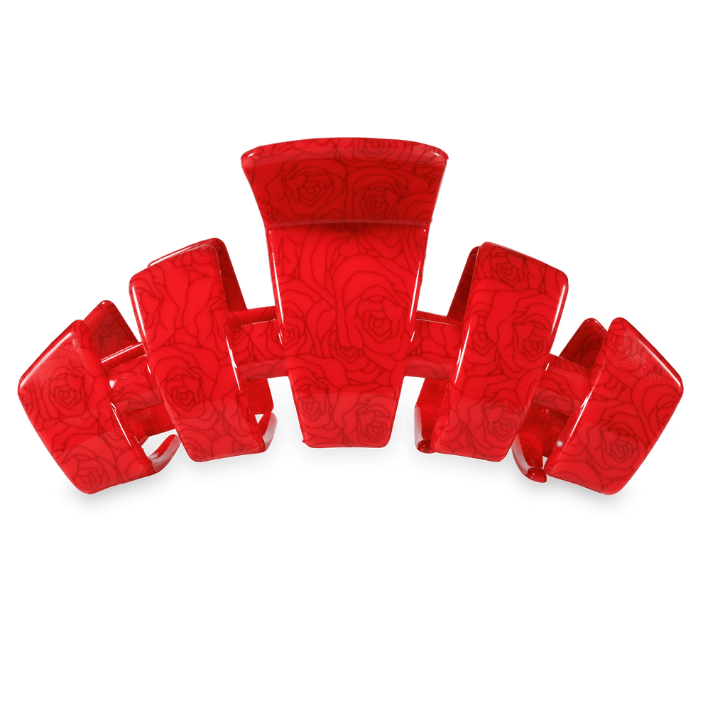 Classic Derby Roses Medium Claw Clip - Hair Clips - TELETIES
