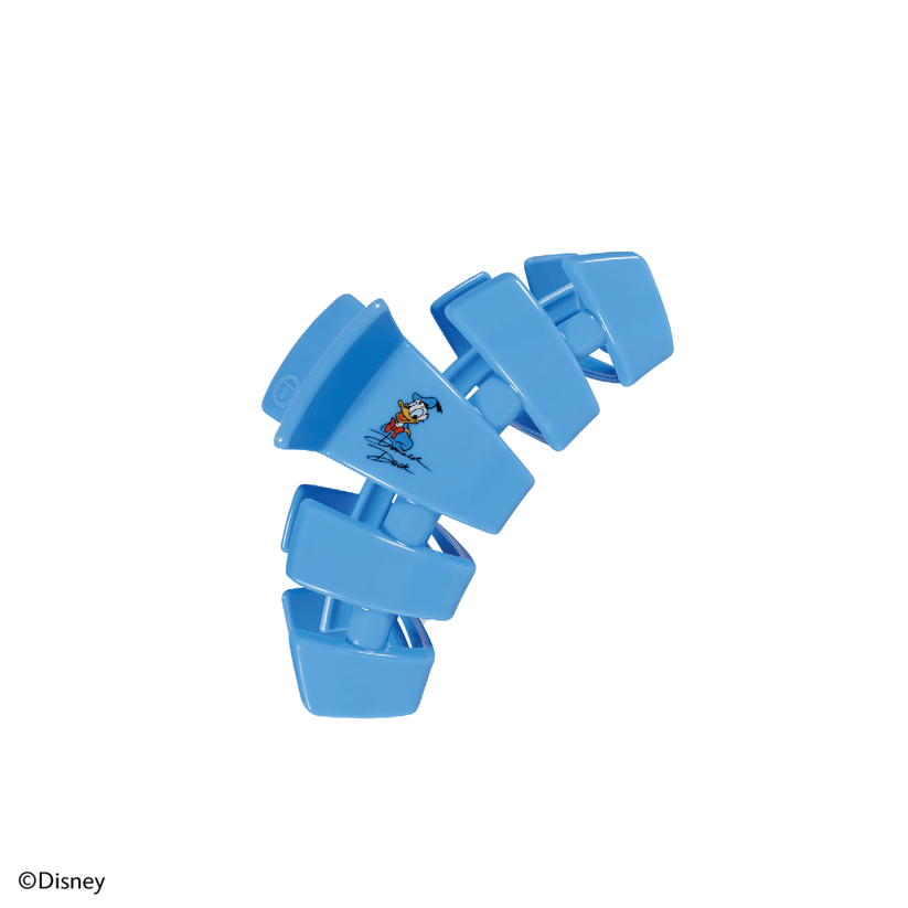 TELETIES - Classic Donald Duck Small Hair Clip in Blue - Small - Image 2