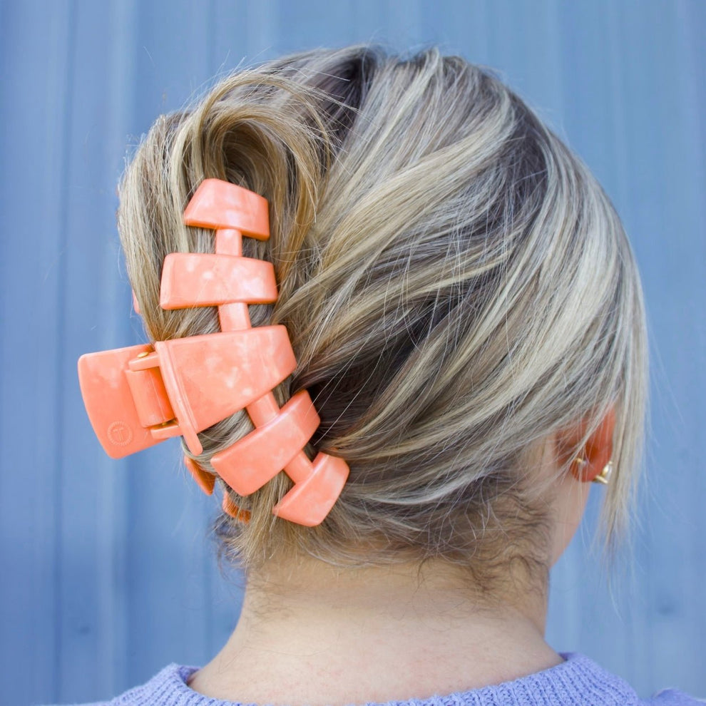 Classic Dreamsicle Large Hair Clip - Hair Clips - TELETIES
