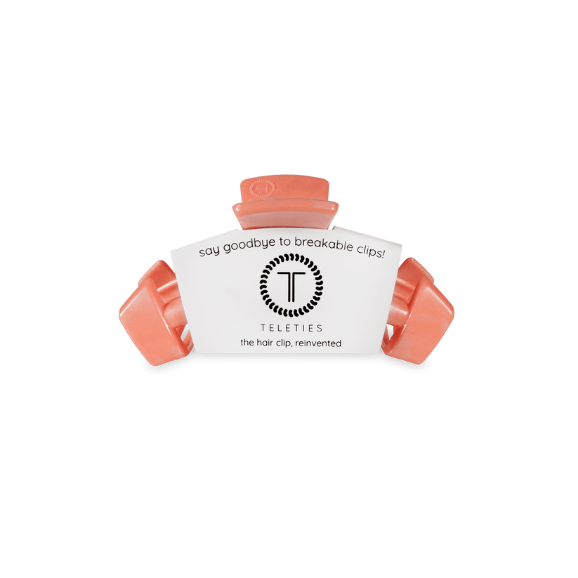 TELETIES - Classic Dreamsicle Tiny Hair Clip in Orange - Tiny - Image 2