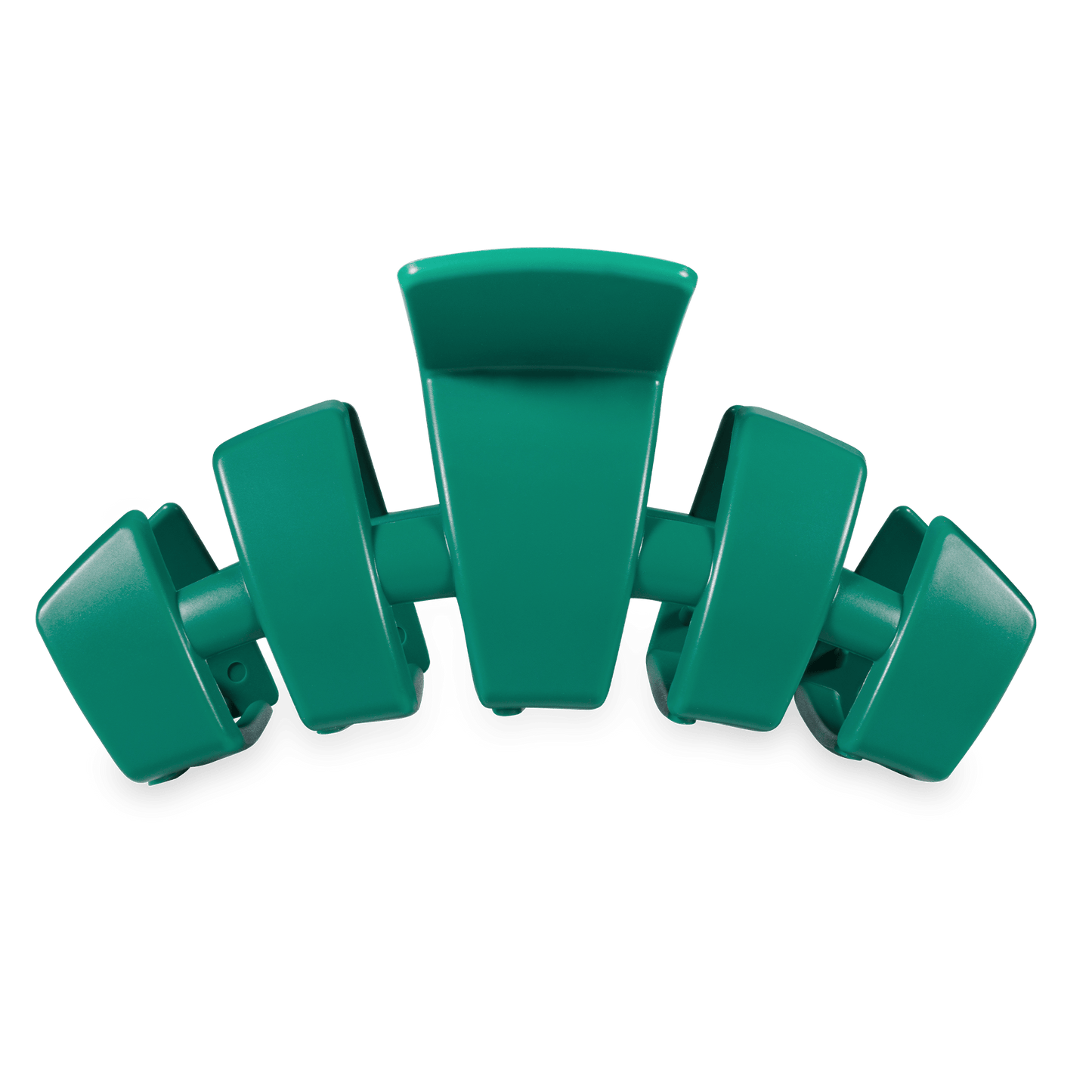 TELETIES - Classic Fir Real Large Hair Clip in Green - Large