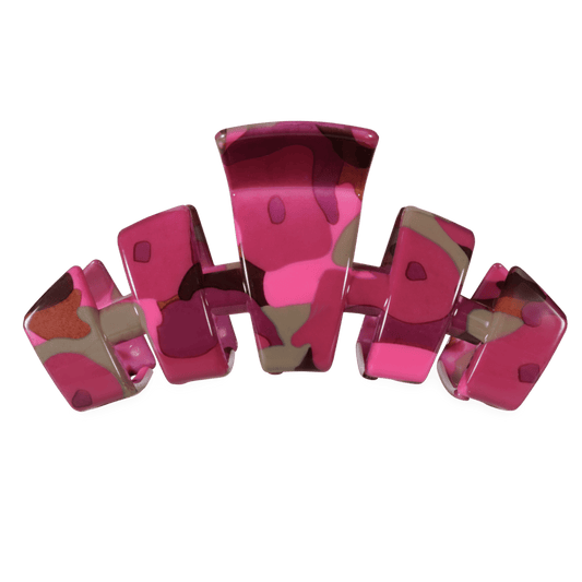 Classic Garden Glam Large Claw Clip
                in Pink - Large
              