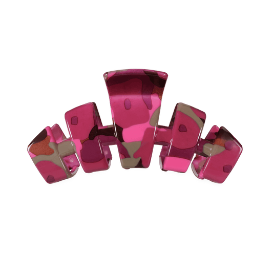 Classic Garden Glam Medium Claw Clip
                in Pink - Medium
              