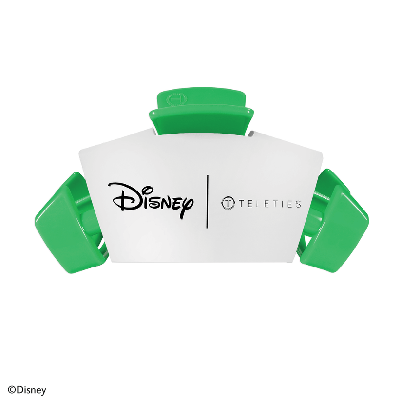 TELETIES - Classic Goofy Medium Hair Clip in Green - Medium - Image 3