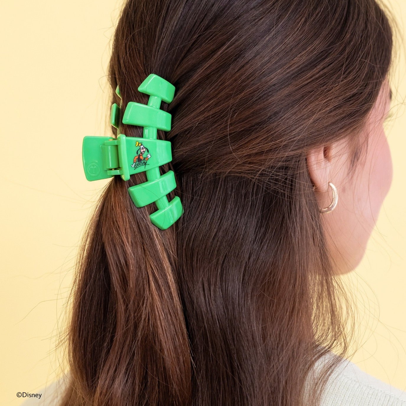 TELETIES - Classic Goofy Medium Hair Clip in Green - Medium
