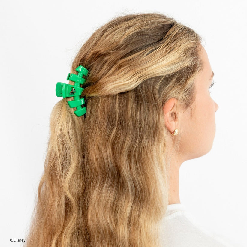 TELETIES - Classic Goofy Small Hair Clip in Green - Small - Image 4