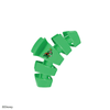 TELETIES - Classic Goofy Small Hair Clip in Green - Small - Image - 2