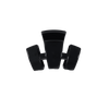 Classic Jet Black Petite Claw Clip - Hair Clips - TELETIES
