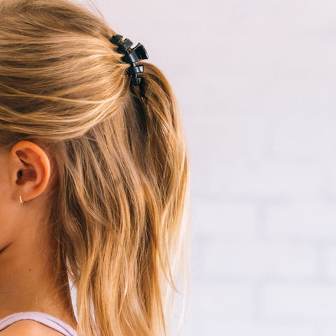 Classic Jet Black Tiny Claw Clip