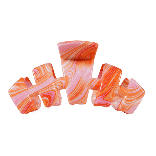 Classic Just Keep Swimming Large Claw Clip
                in Orange - Large
              