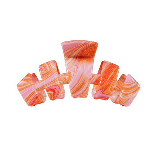 Classic Just Keep Swimming Medium Claw Clip
                in Orange - Medium
              