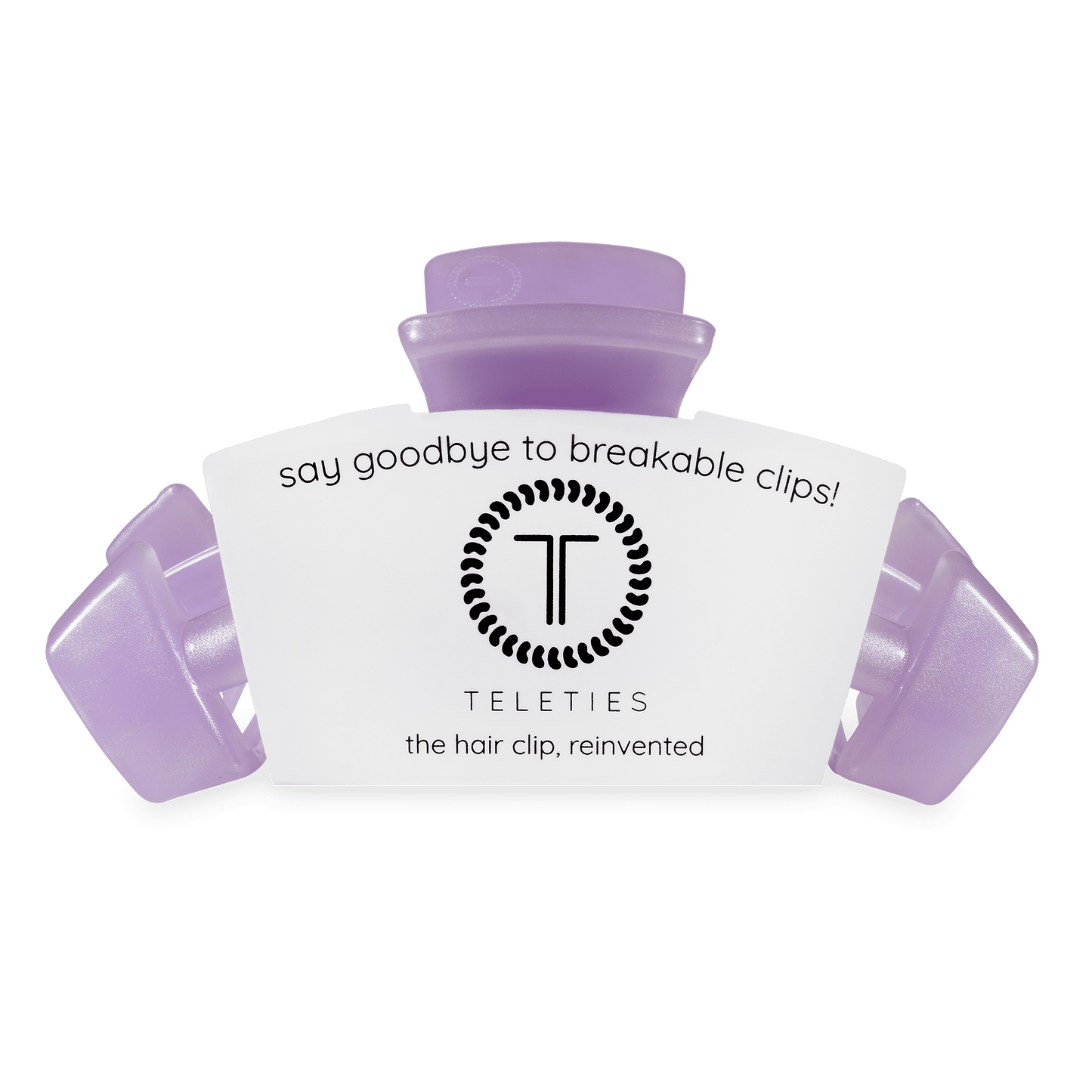 TELETIES - Classic Lavender Mist Large Hair Clip in Purple - Large