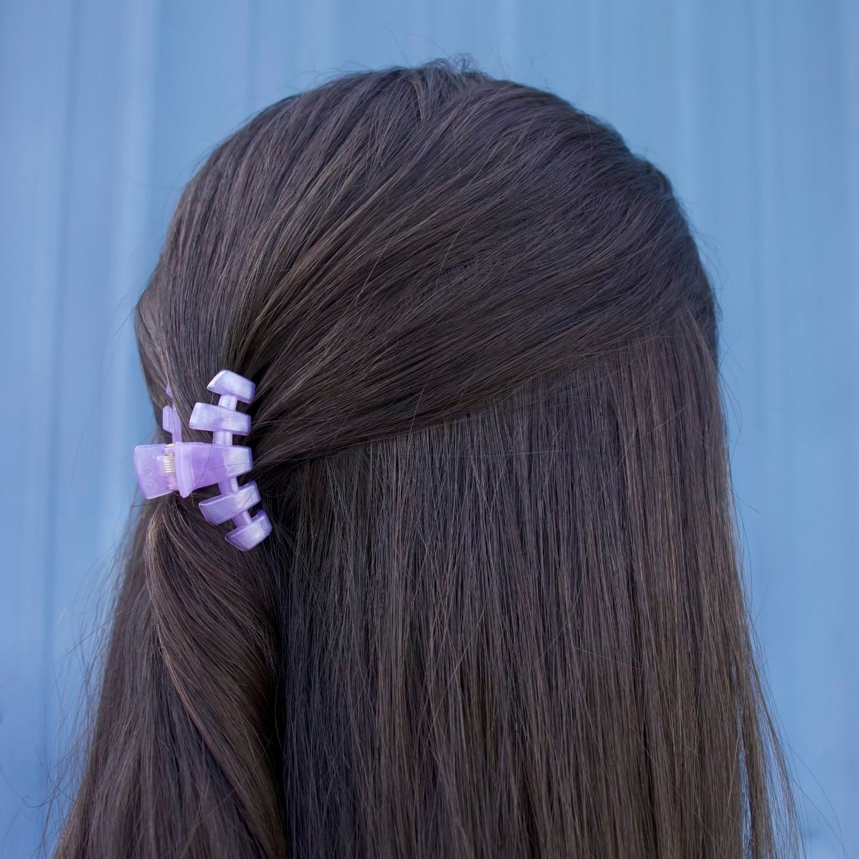 TELETIES - Classic Lavender Mist Tiny Hair Clip in Purple - Tiny