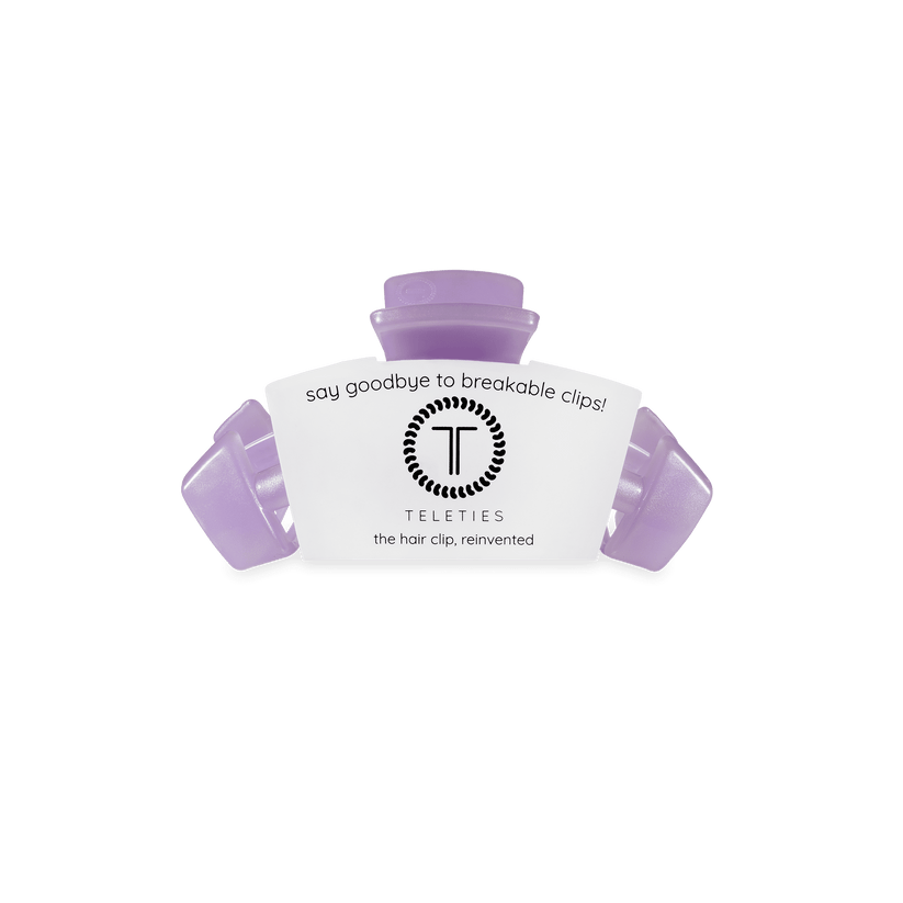 TELETIES - Classic Lavender Mist Tiny Hair Clip in Purple - Tiny - Image 2
