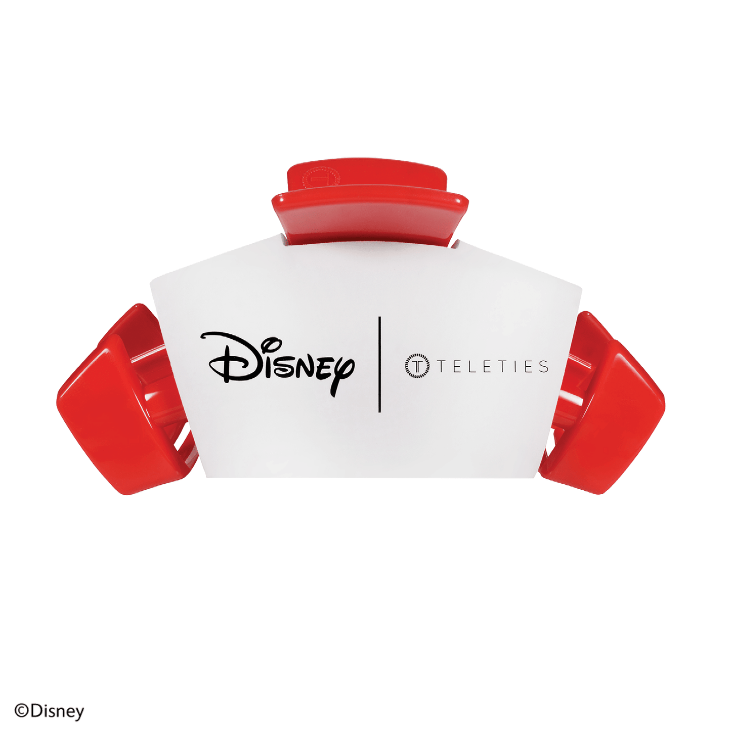 TELETIES - Classic Mickey Mouse Medium Hair Clip in Red - Medium