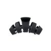 TELETIES - Classic Midnight Matte Small Hair Clip in Black - Small - Image - 1