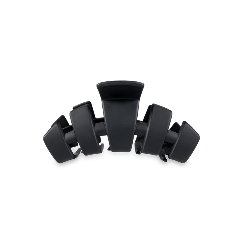 TELETIES - Classic Midnight Matte Small Hair Clip in Black - Small - Image 1