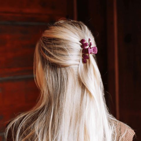 Classic Mulberry Small Claw Clip
