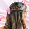 Classic Pink Ribbon Petite Claw Clip - Hair Clips - TELETIES
