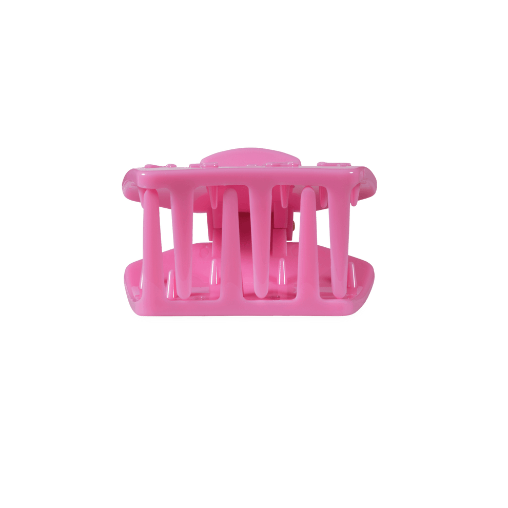 Classic Pink Ribbon Petite Claw Clip - Hair Clips - TELETIES
