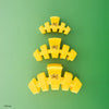 TELETIES - Classic Pluto Medium Hair Clip in Yellow - Medium - Image - 5