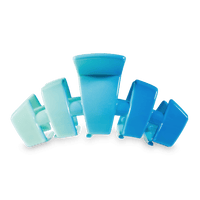 Classic Poolside Large Claw Hair Clip in Blue - Large