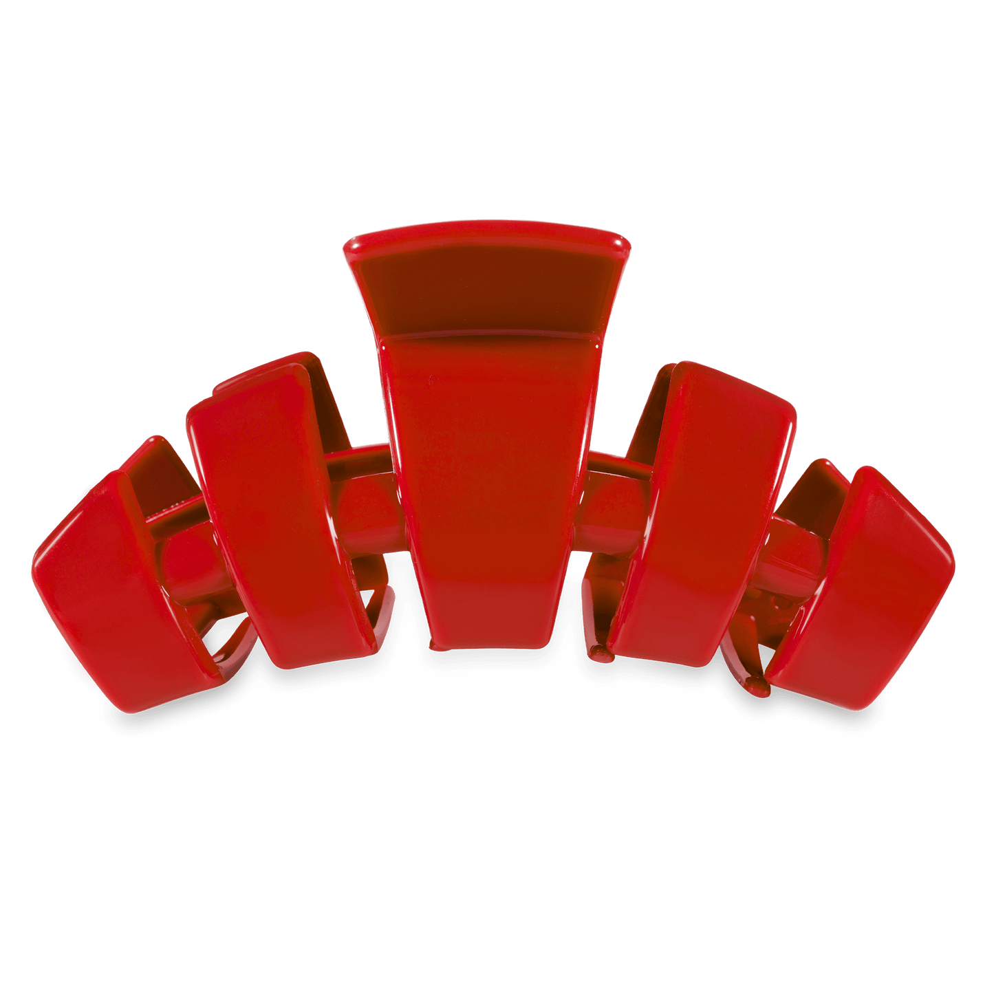 TELETIES - Classic Red Carpet Ready Large Hair Clip in Red - Large