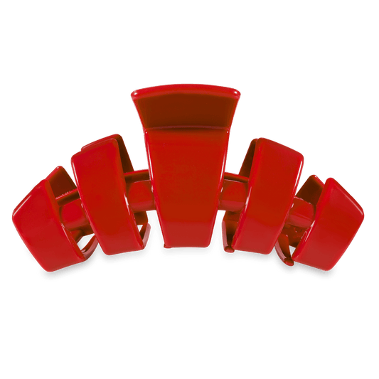 Classic Red Carpet Ready Large Hair Clip in Red - Large