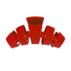 TELETIES - Classic Red Carpet Ready Medium Hair Clip in Red - Medium - Image - 1