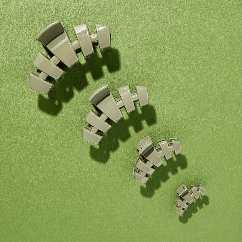 TELETIES - Classic Sage It Ain't So Tiny Hair Clip in Green - Tiny - Image 5