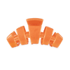 TELETIES - Classic Showbiz Medium Hair Clip in Orange - Medium - Image - 1