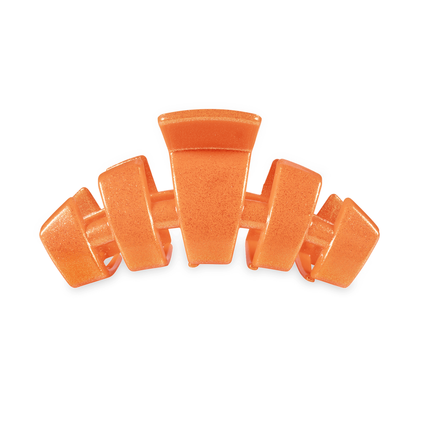 TELETIES - Classic Showbiz Medium Hair Clip in Orange - Medium