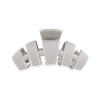 Classic Silver Flames Medium Claw Hair Clip in Gray - Medium