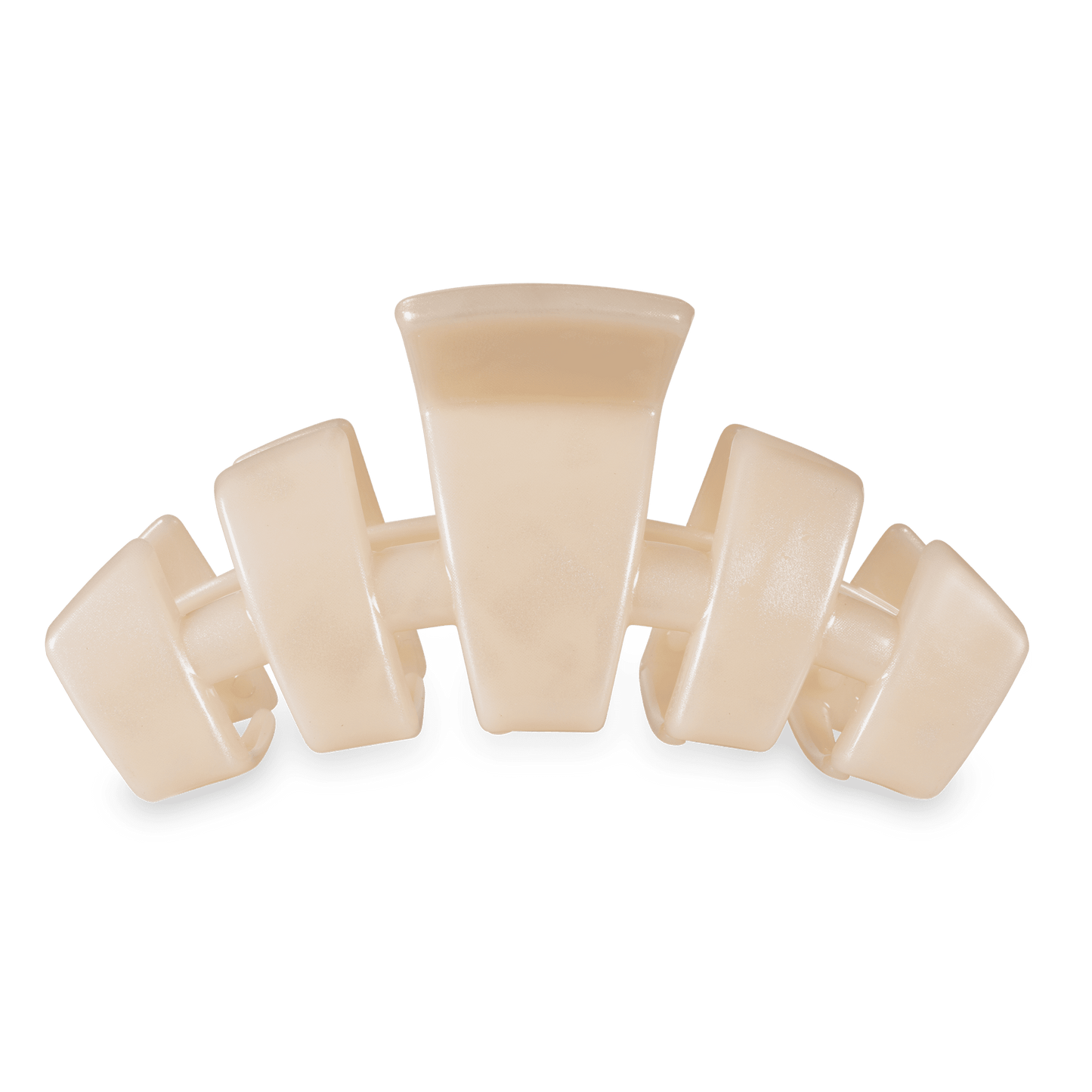 TELETIES - Classic Soft Surf Large Hair Clip in Tan - Large