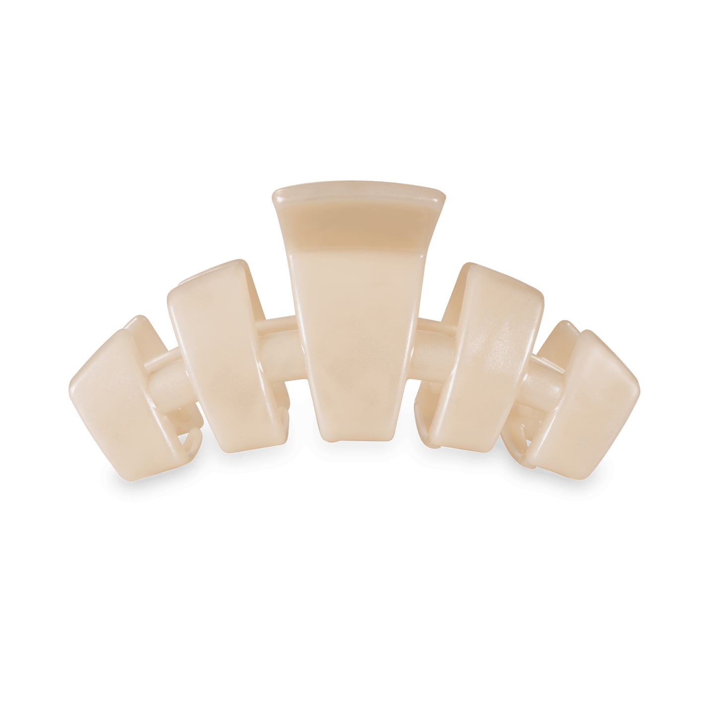 TELETIES - Classic Soft Surf Medium Hair Clip in Tan - Medium