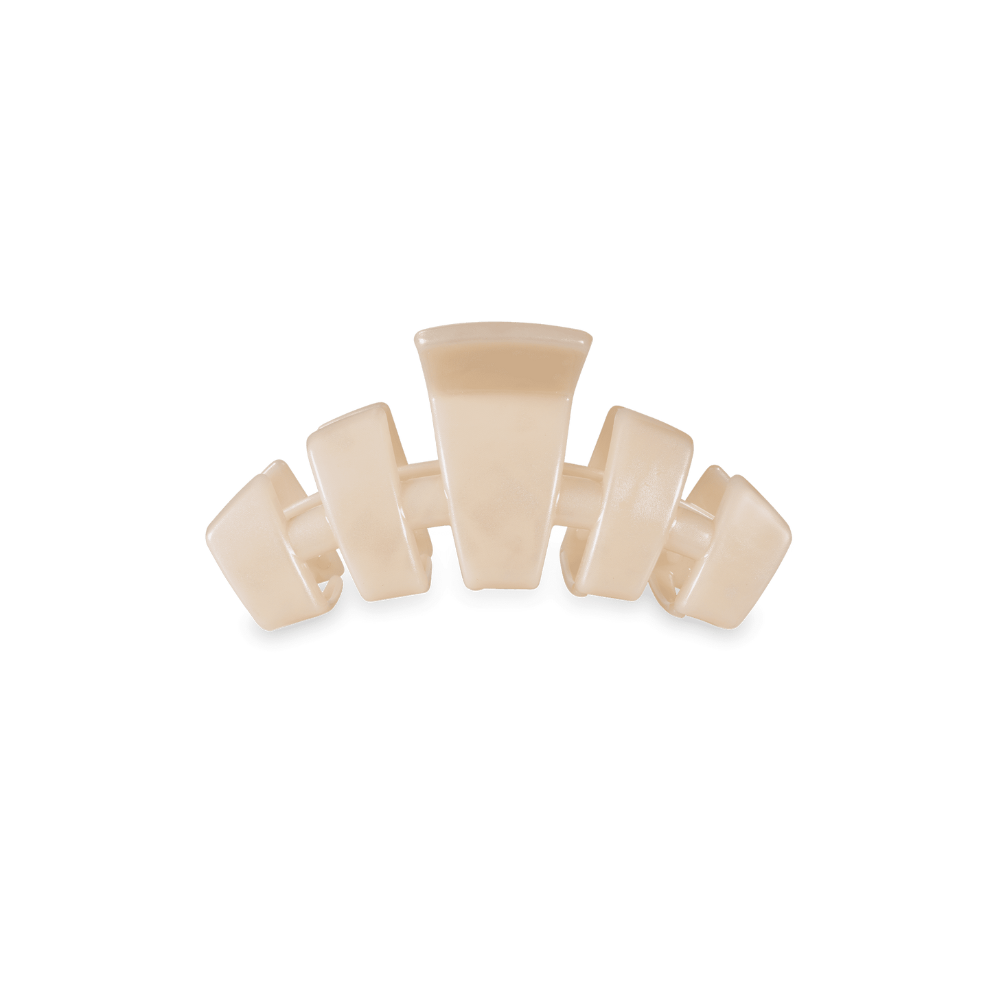 TELETIES - Classic Soft Surf Tiny Hair Clip in Tan - Tiny